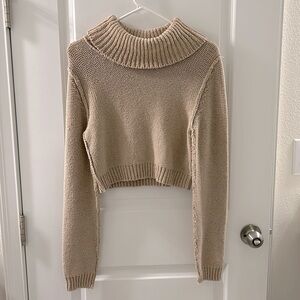 Free People size M tan color sweater